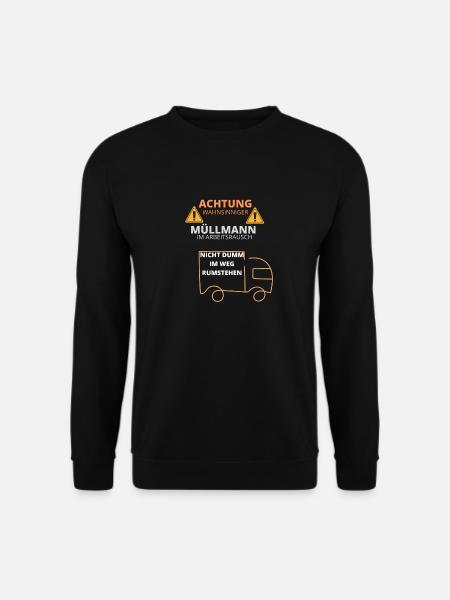 Müllabfuhr - Unisex Pullover - Schwarz