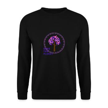 Save The Planet! - Unisex Pullover - Schwarz - Vorne - Alina (178cm) & Michal (187cm)