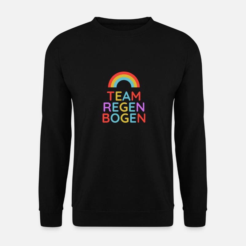 Team Regenbogen! - Unisex Pullover - Schwarz