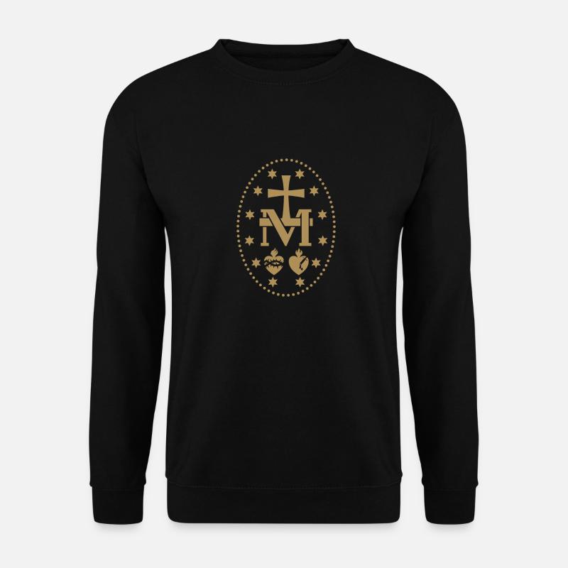 Wundertätige Medaille Marias - Unisex Pullover - Schwarz