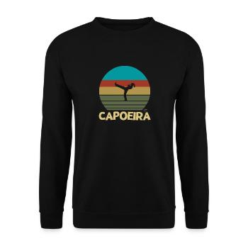 Capoeira Femme | Conception de Capoeira - Sweat-shirt Unisexe - noir - Devant - Alina (178cm) & Michal (187cm)