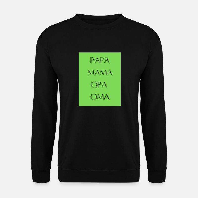 Familie - Unisex Pullover - Schwarz