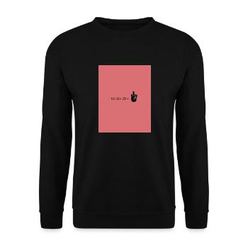 Ich bin 29+ 30igster - Unisex Pullover - Schwarz - Vorne - Alina (178cm) & Michal (187cm)