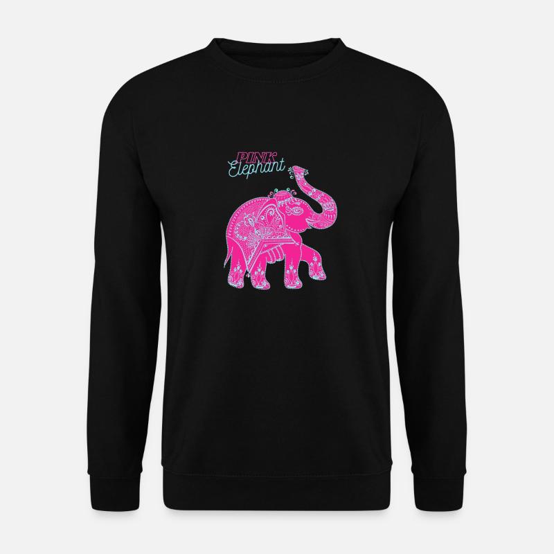 Pink_Elephant - Unisex Sweatshirt - black