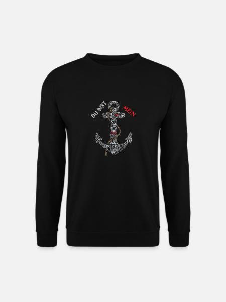 Anchor Lesumer lettering - Unisex Sweatshirt - black