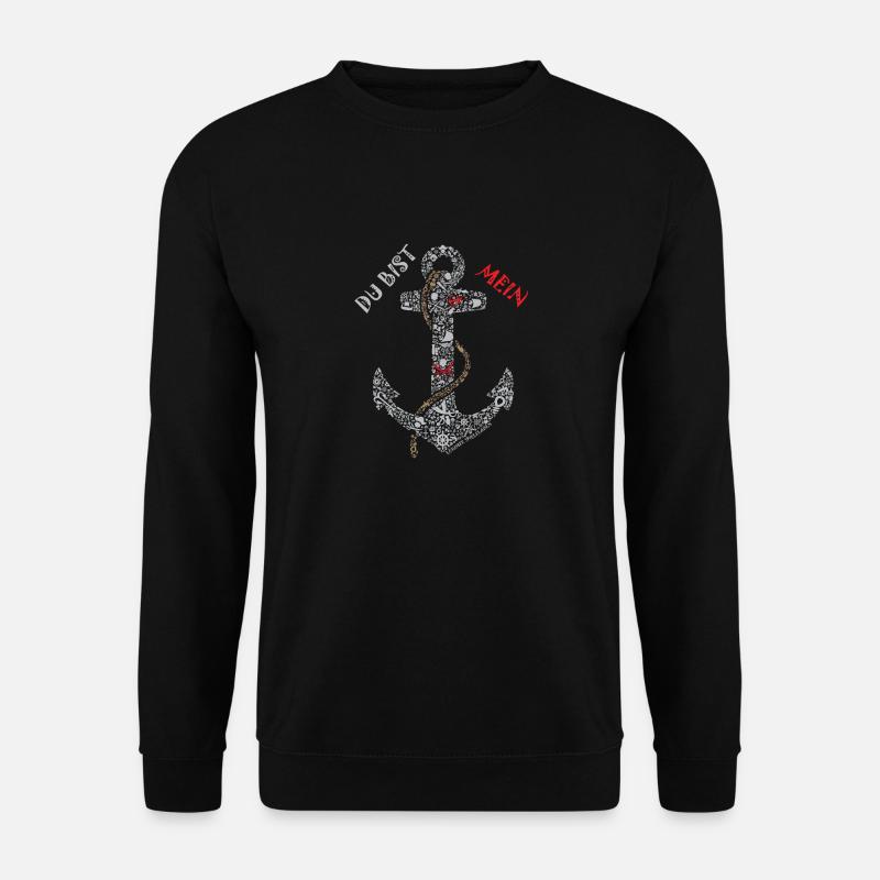 Anchor Lesumer lettering - Unisex Sweatshirt - black