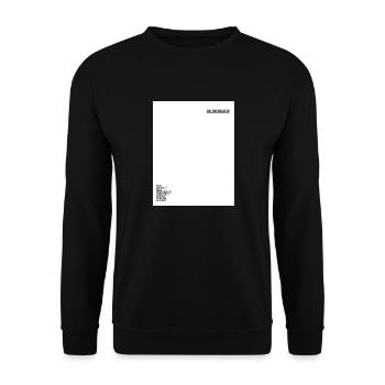 Ich bin Holder - Unisex Pullover - Schwarz - Vorne - Alina (178cm) & Michal (187cm)