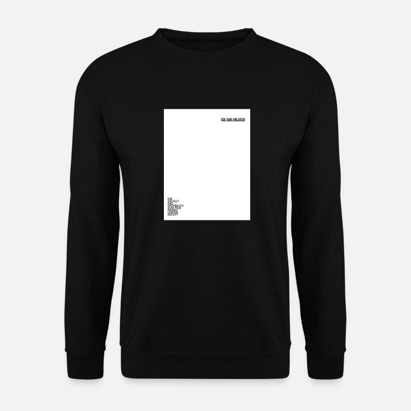 Ich bin Holder - Unisex Pullover - Schwarz