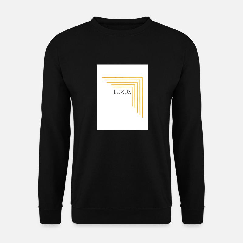Luxus - Unisex Pullover - Schwarz