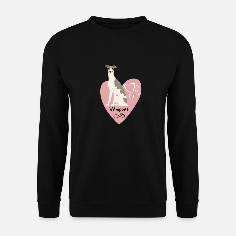 Whippet Forever - Unisex Sweatshirt - black