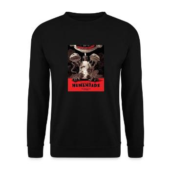 Film Poster Surreal Orwell - Unisex Sweatshirt - black - Front - Alina (178cm) & Michal (187cm)
