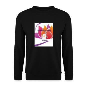 UNE MAGNIFIQUE JOURNEE A PARTAGER - Sweat-shirt Unisexe - noir - Devant - Alina (178cm) & Michal (187cm)