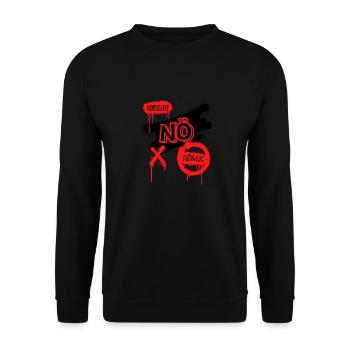 Berlin NÖ Kölln - Cooles Statement Shirt Berlin - Unisex Pullover - Schwarz - Vorne - Alina (178cm) & Michal (187cm)