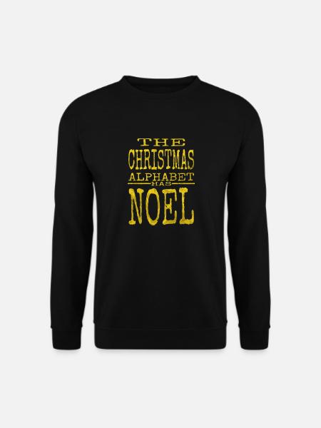 christmas tree dino bike moon funny gym gift idea - Unisex Pullover - Schwarz