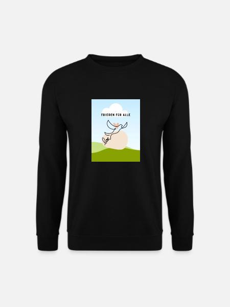 Friedenstaube - Unisex Pullover - Schwarz