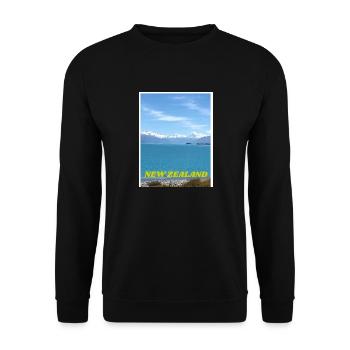 Mt. Cook - Unisex Pullover - Schwarz - Vorne - Alina (178cm) & Michal (187cm)