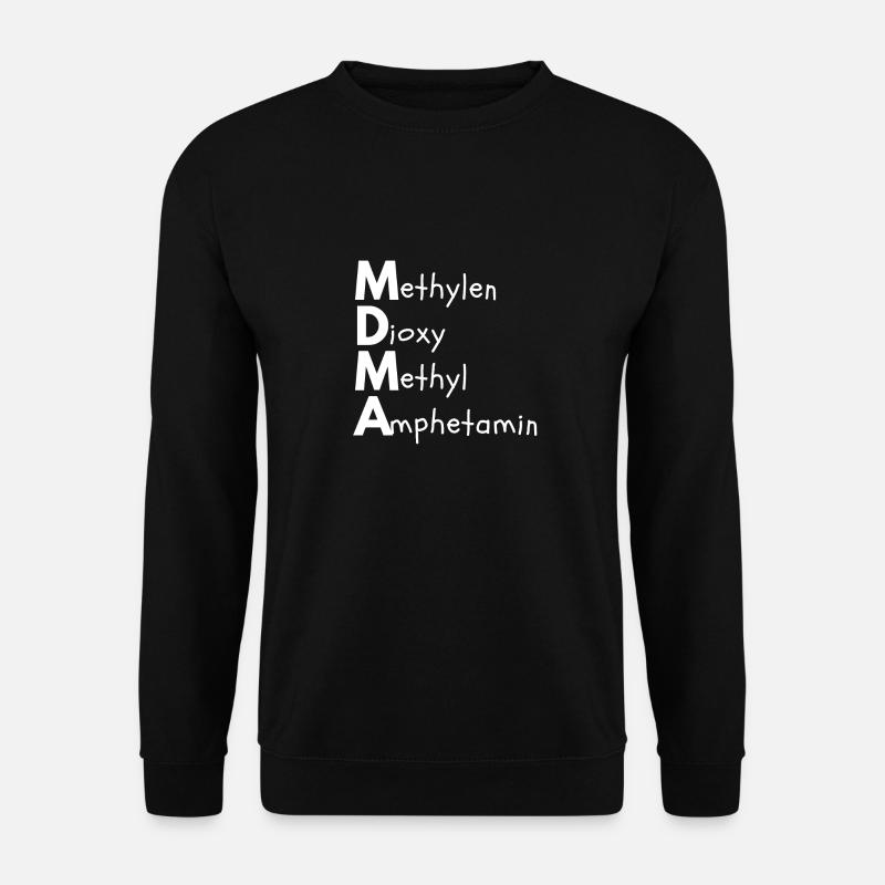 Methylenedioxymethylamphetamine - Unisex Sweatshirt - black