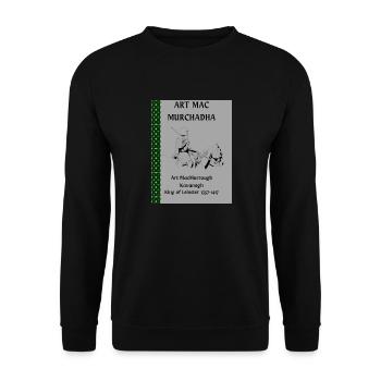 Art Mac Murrough Kavanagh - Unisex Pullover - Schwarz - Vorne - Alina (178cm) & Michal (187cm)