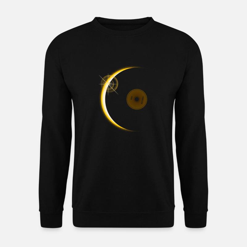 Vinyl eclipse - Unisex Sweatshirt - black