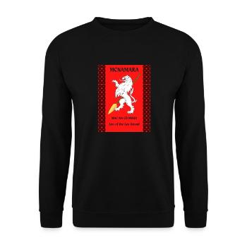 Nom de famille Macnamara - Sweat-shirt Unisexe - noir - Devant - Alina (178cm) & Michal (187cm)
