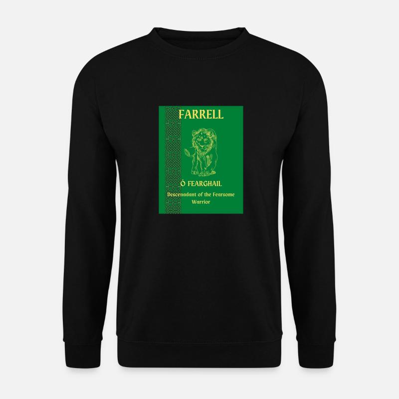 FARRELL SURNAME - Unisex Sweatshirt - black