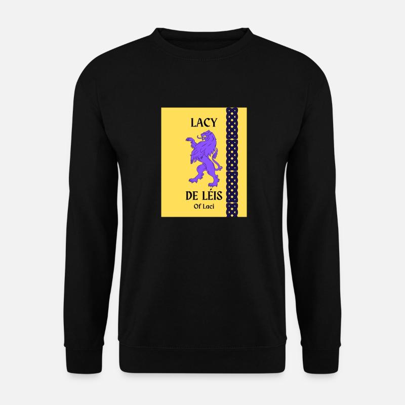 Lacy Familienname - Unisex Pullover - Schwarz