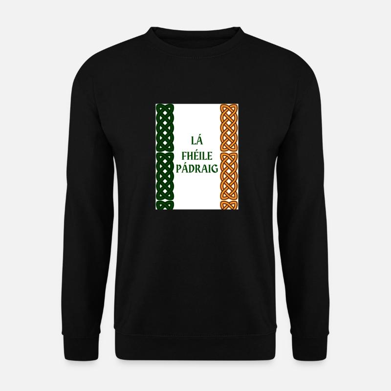Fête de la Saint-Patrick - Sweat-shirt Unisexe - noir