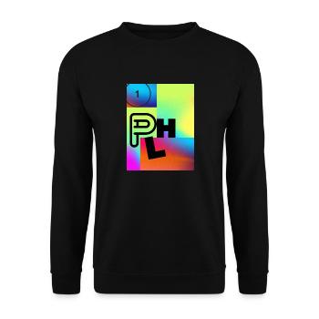 Crazy PHL - Unisex Pullover - Schwarz - Vorne - Alina (178cm) & Michal (187cm)