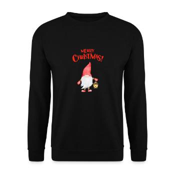 T-shirt de Noël pour de belles fêtes en famille. - Sweat-shirt Unisexe - noir - Devant - Alina (178cm) & Michal (187cm)