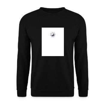 Design ohne Titel - Unisex Pullover - Schwarz - Vorne - Alina (178cm) & Michal (187cm)