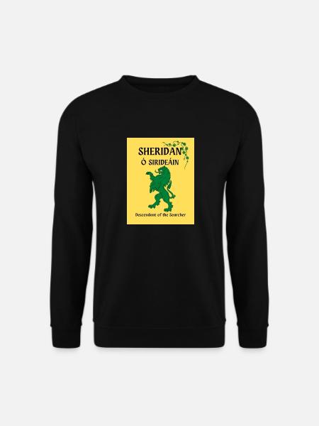 Nom de famille Sheridan - Sweat-shirt Unisexe - noir