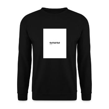 Geil Geil Geil - Unisex Pullover - Schwarz - Vorne - Alina (178cm) & Michal (187cm)