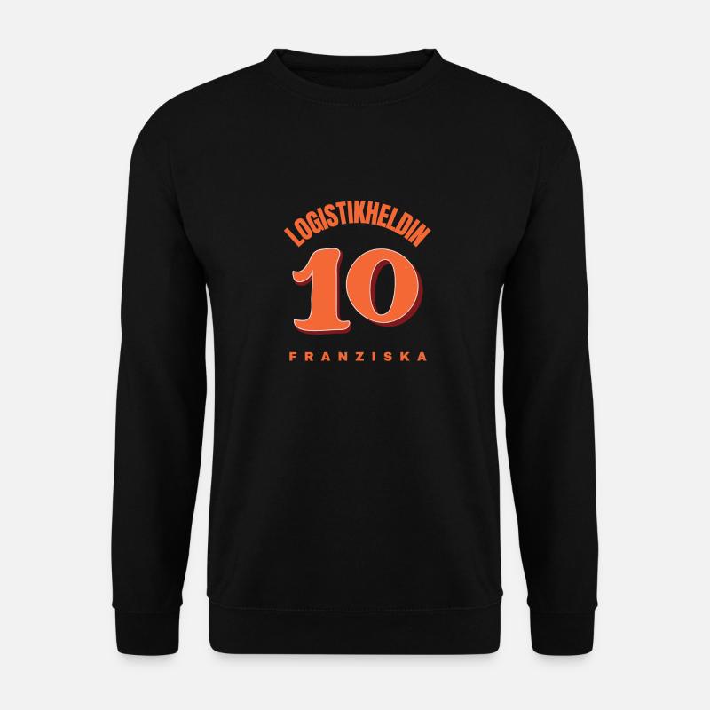 LOGISTIKHELDIN 10 Franzi - Unisex Pullover - Schwarz