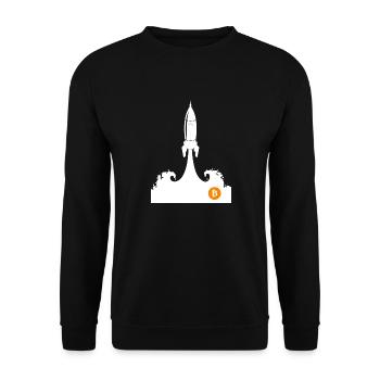 Bitcoin Trading Crypto Stocks - Sweat-shirt Unisexe - noir - Devant - Alina (178cm) & Michal (187cm)