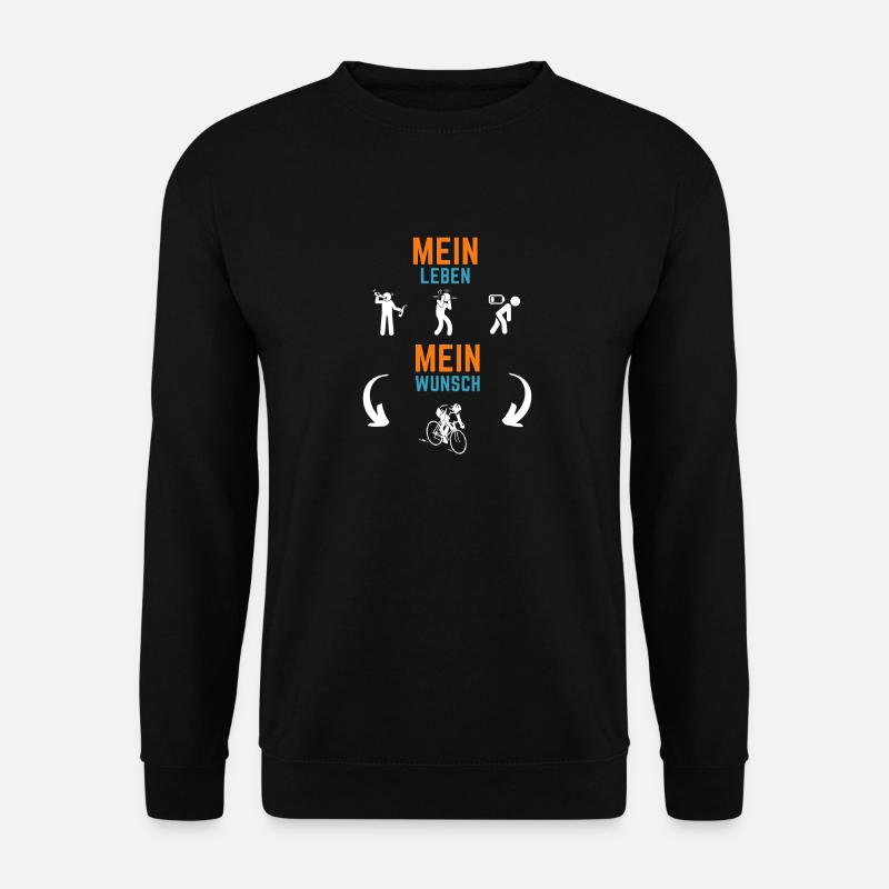Mein Leben Mein Wunsch - Unisex Pullover - Schwarz