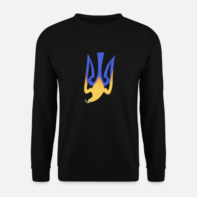 Ukraine NO WAR - Unisex Pullover - Schwarz
