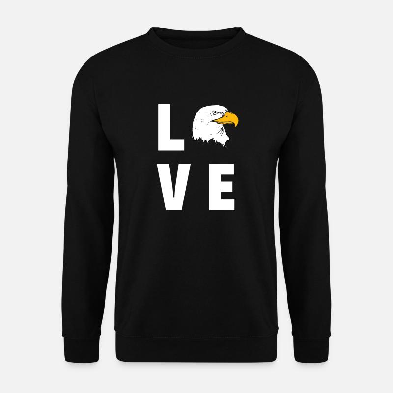 Aigle d’amour - Sweat-shirt Unisexe - noir