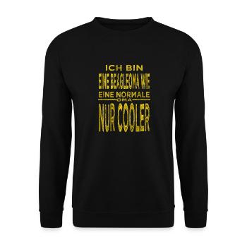 humor spruch hundeliebhaber lieblingshund windhund - Unisex Pullover - Schwarz - Vorne - Alina (178cm) & Michal (187cm)