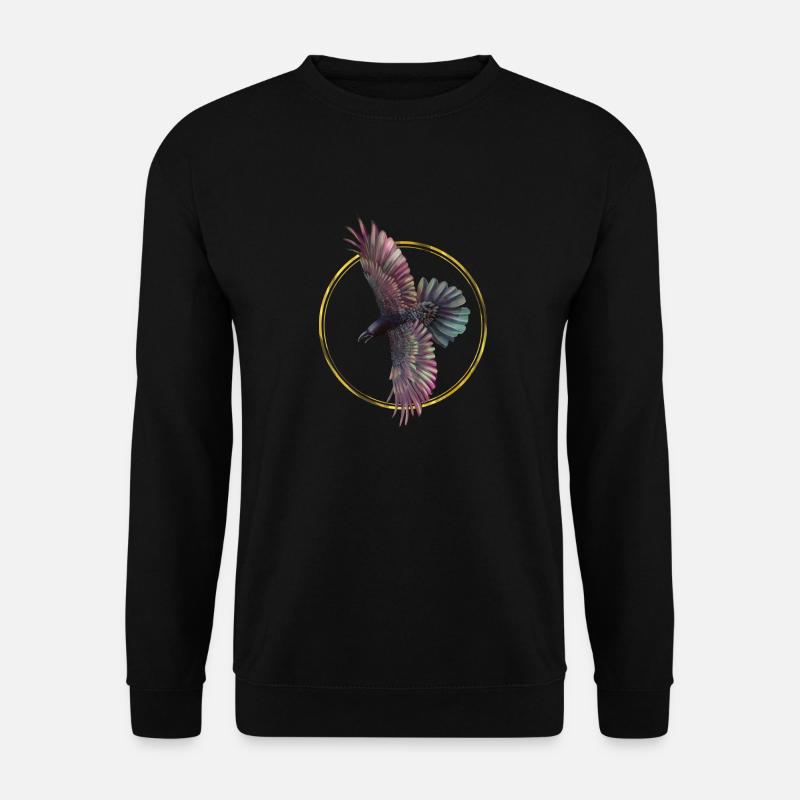 Crow - Unisex Sweatshirt - black