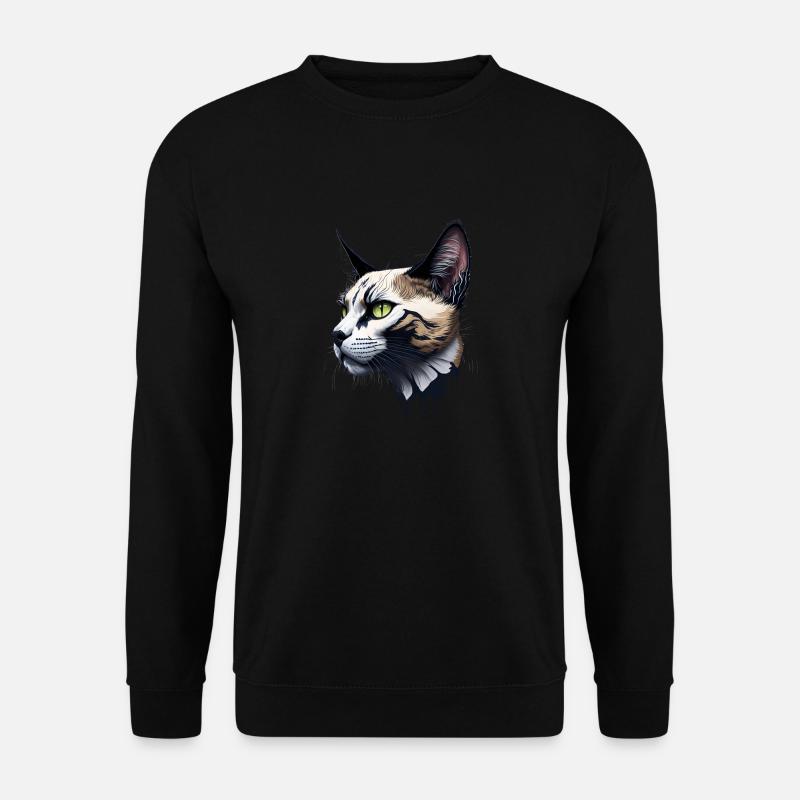 Splash Art Cat Design - Unisex Sweatshirt - black