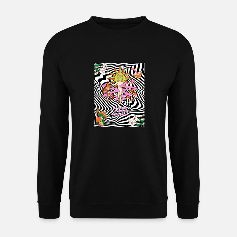 Psychedelic trip - Unisex Pullover - Schwarz
