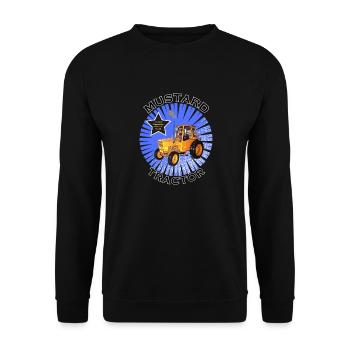 The Mustard Tractor - Unisex Sweatshirt - black - Front - Alina (178cm) & Michal (187cm)