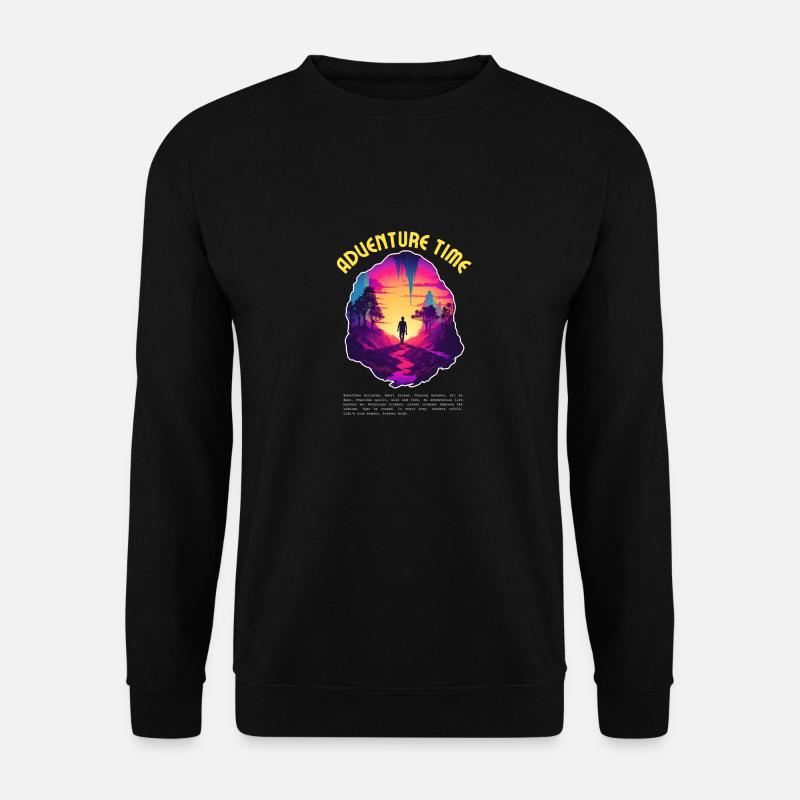 Temps d’aventure - Sweat-shirt Unisexe - noir