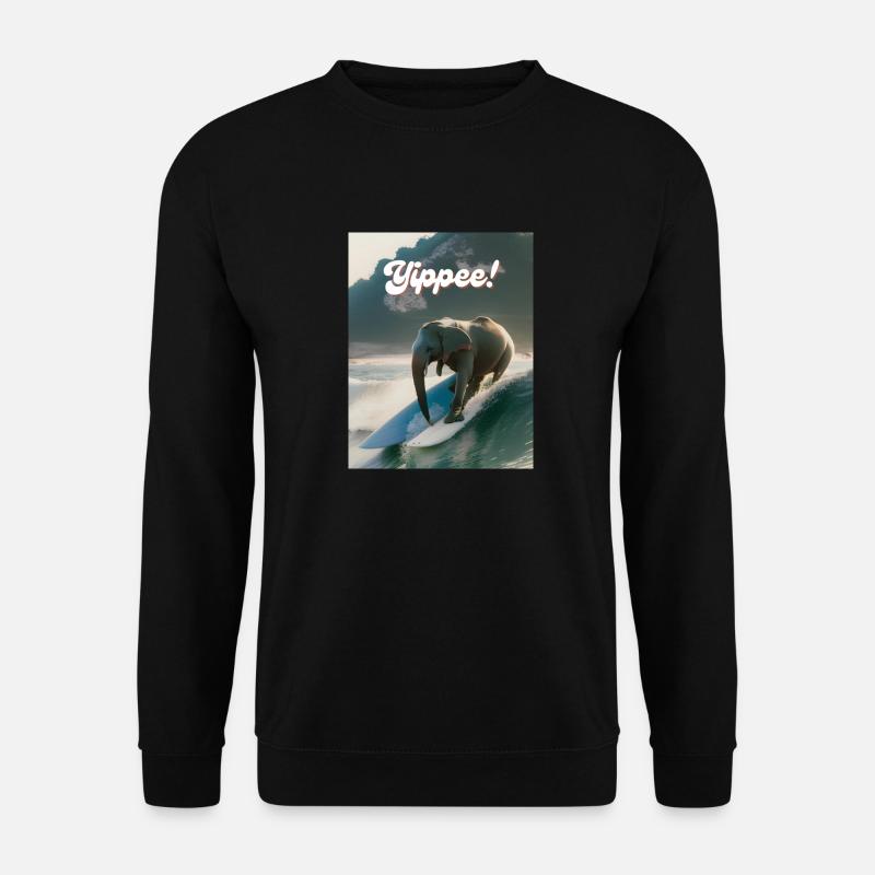 Yippee! - Unisex Sweatshirt - black