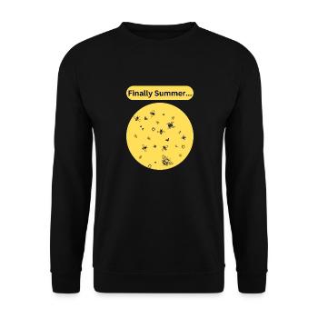 Endlich Sommer... All die Bugs, die wir vermisst haben! - Unisex Pullover - Schwarz - Vorne - Alina (178cm) & Michal (187cm)