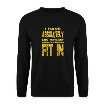 books and cats quote lover funny present idea - Unisex Sweatshirt - black - Front - Alina (178cm) & Michal (187cm)