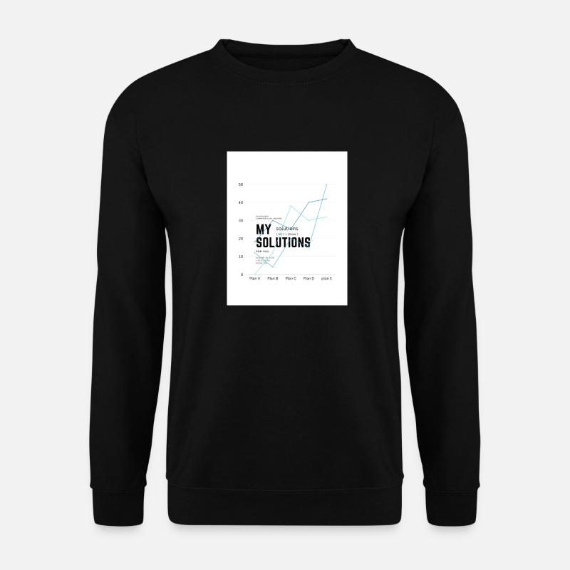 My Solutions Diagram - Unisex Sweatshirt - black