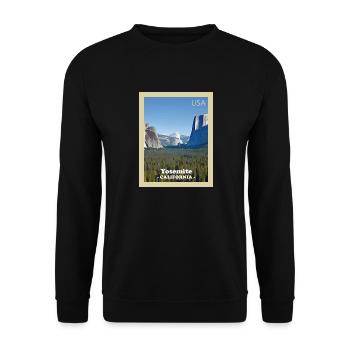 Parc national de Yosemite - Sweat-shirt Unisexe - noir - Devant - Alina (178cm) & Michal (187cm)
