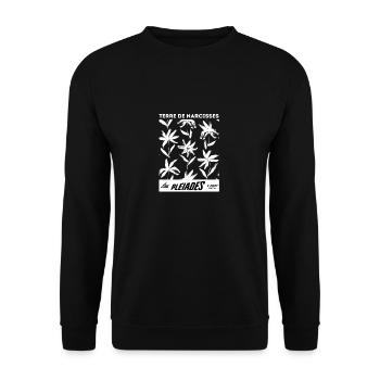 SérieSpéciale 3 Les Pléiades Terre de Narcisses - Sweat-shirt Unisexe - noir - Devant - Alina (178cm) & Michal (187cm)