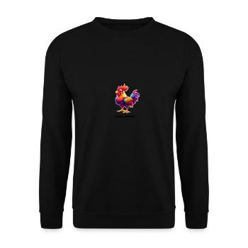 CHICK POWER - Unisex Pullover - Schwarz - Vorne - Alina (178cm) & Michal (187cm)